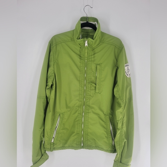 Abercrombie & Fitch Men's XL Saranac Lake Jacket Green Slim Fit Fitted - Picture 1 of 6